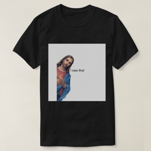 T-shirt Jésus - J'ai vu Pin.png (Design devant)