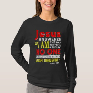 T-shirt Jésus Je Suis La Voie La Vérité Et La Vie Christie