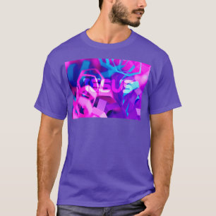 T-shirt JESUS Jesus Lab Rose Purple Bleu Design