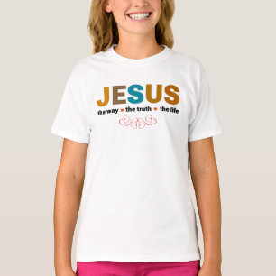 T-SHIRT JÉSUS. LA VÉRITÉ, LA VIE.