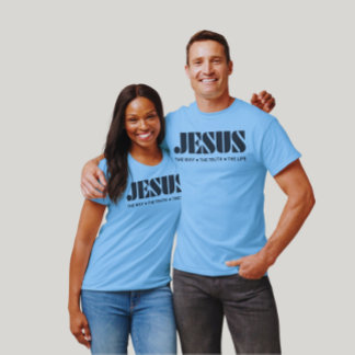 T-shirt Jésus - Le Chemin, La Vérité et La Vie,