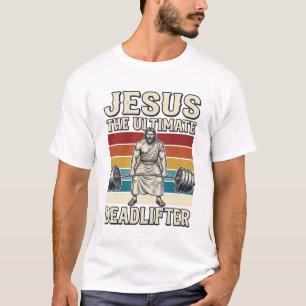 T-shirt Jésus Le Levreur De Poids Ultime Design Vectoriel