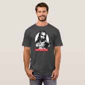 T-shirt Jésus Lit Des Livres Interdits (Devant entier)