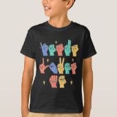T-shirt Jesus Loves Me Asl Christian Jesus Toddler You Sig (Devant)