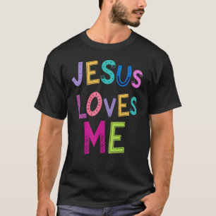 T-shirt Jésus m'aime Église religieuse chrétienne catholiq