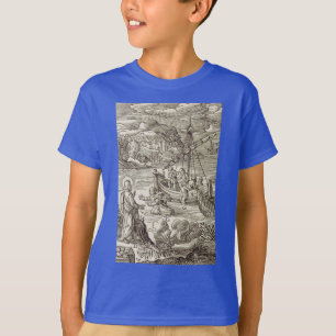 T-shirt Jésus marchant dans l'eau