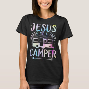 T-shirt Jésus Me Fait Un Camping Heureux Camping RV Christ