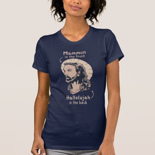 T-shirt Jésus Mullet (Devant)
