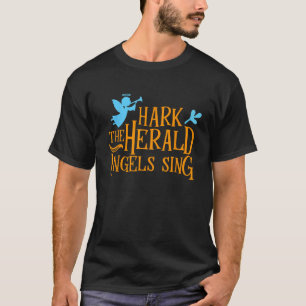 T-shirt Jésus Noël Vacances Haricot Le Herald Angels Sin
