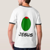 T-shirt Jésus olive (Dos entier)