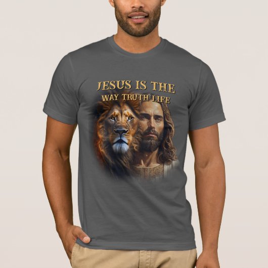 T-Shirt JÉSUS personnalisé est la façon dont VÉRIT (Devant)