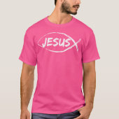 T-shirt Jésus Poisson Conception Pour Les Croyants Chrétie (Devant)