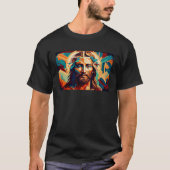 T-shirt Jésus Portrait Seigneur chrétien christianisme Chr (Devant)