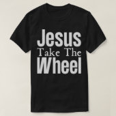 T-shirt Jésus Prend La Roue (Design devant)