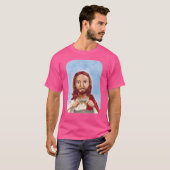 T-shirt Jésus Prend La Roue (Devant entier)