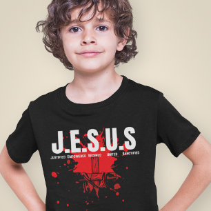 T-shirt JÉSUS - Prière spirituelle de l'Évangile pour les