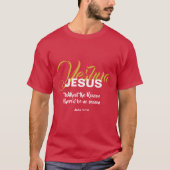 T-shirt JÉSUS RAISON SAISON NOËL Écriture chrétienne (Devant)