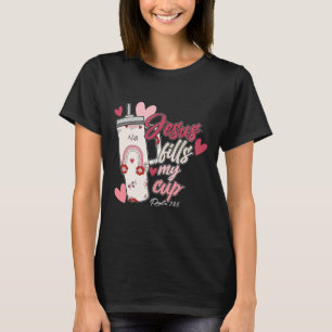 T-shirt Jésus Remplit Ma Coupe Saint-Valentin Jésus Bible