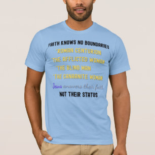 T-shirt Jésus Répond À Sa Foi - Inspirant Verse Biblique