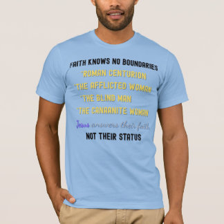 T-shirt Jésus Répond À Sa Foi - Inspirant Verse Biblique