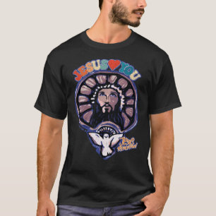 T-shirt Jésus Révolution Jésus vous aime T'essentiel T-shi