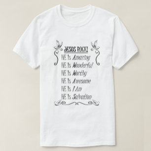 T-SHIRT JÉSUS ROCK !