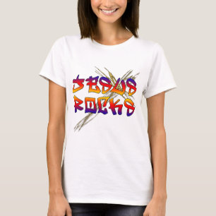 T-shirt Jesus Rocks Christian