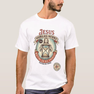 T-shirt Jésus Sablier Patience Jésus Sablier Patience 