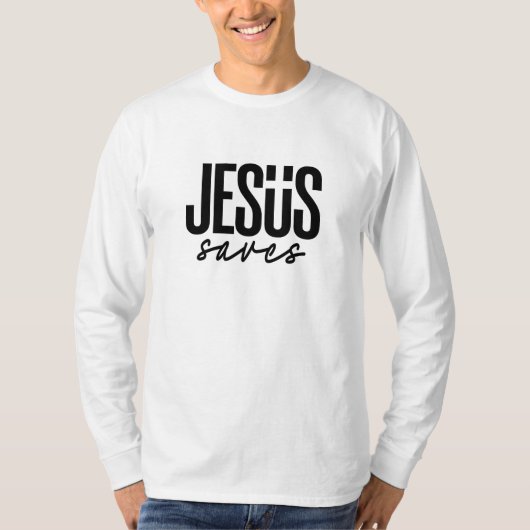 T-SHIRT JÉSUS SAUVE (Devant)