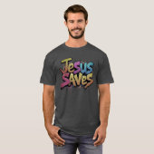 T-shirt Jésus sauve (Devant entier)