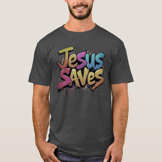 T-shirt Jésus sauve (Devant)