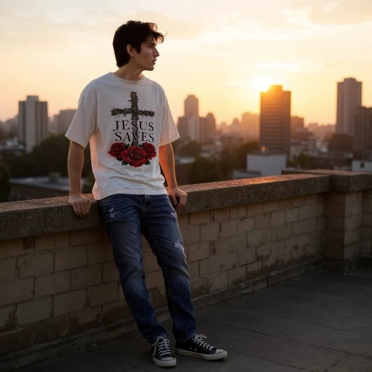 T-shirt Jésus sauve Tee