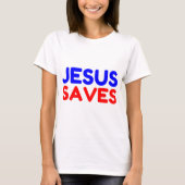 T-SHIRT JESUS SAVES (Devant)