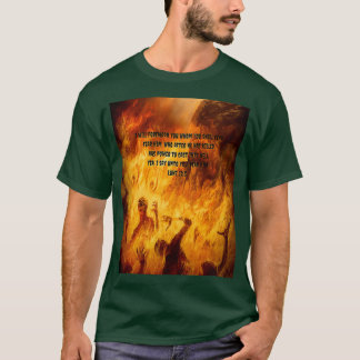 T-shirt JESUS SAVES FROM HELL Graphic