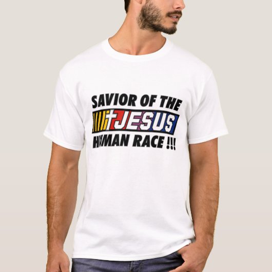 T-shirt Jesus_Savior de race humaine (Devant)