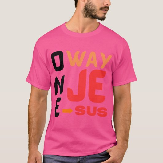 T-shirt Jésus simple (Devant)