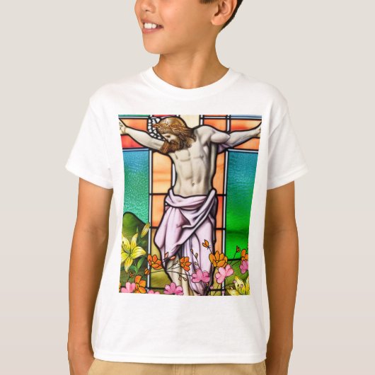 T-shirt Jésus sur la croix (Devant)