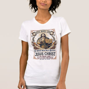 T-Shirt Jésus Surfant Foi Inspirante