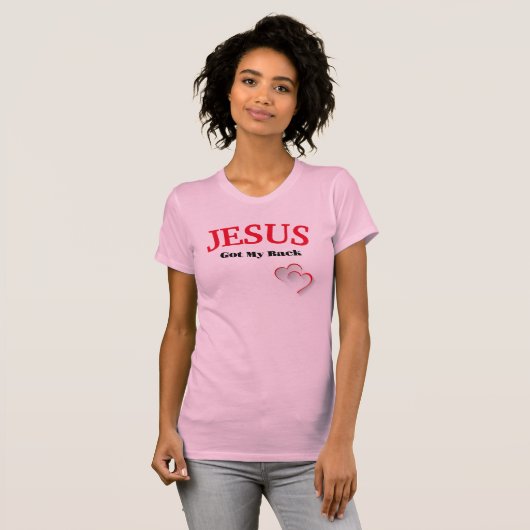 T-shirt Jésus t'a fait couvert (Devant entier)