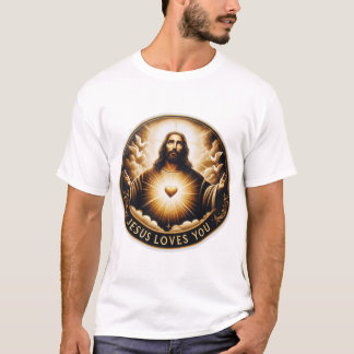 T-shirt Jésus t'aime