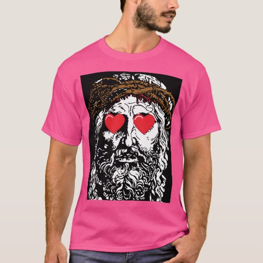 T-shirt Jésus t'aime (Devant)