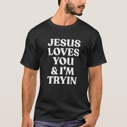T-shirt Jésus t'aime (Devant)