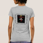 T-shirt Jésus t'aime (Dos)
