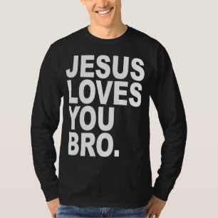 T-shirt Jésus t'aime Bro Bold Christian