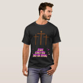 T-shirt Jésus t'aime et j'essaie de l'amuser (Devant entier)