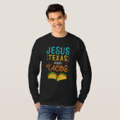 T-shirt Jesus Texas Tacos Christian Nacho Taco Tortilla (Devant entier)