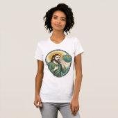 T-shirt Jésus tousse au milieu d'un message audio de note (Devant entier)