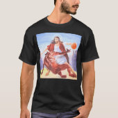 T-shirt Jésus Traversant Le Diable Drôle Chrétien (Devant)