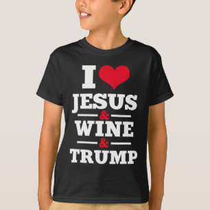 T-shirt Jésus Vin Trump Religieux chrétienne Foi Maman Gif