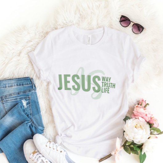 T-shirt Jésus voie, vie, vérité